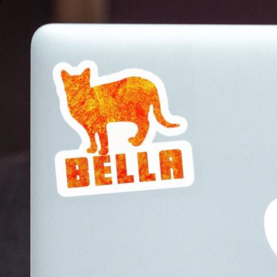 Cat Sticker Bella Laptop Image