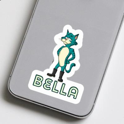 Sticker Cat Bella Laptop Image