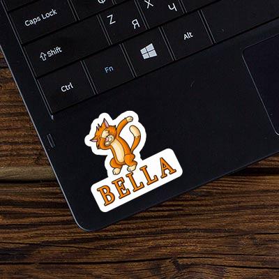 Sticker Katze Bella Laptop Image