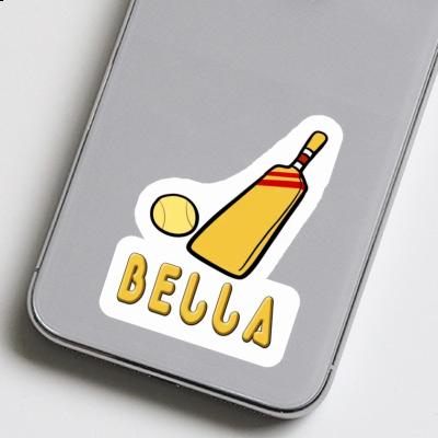 Bella Sticker Kricketschläger Laptop Image