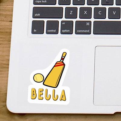 Bella Sticker Kricketschläger Notebook Image