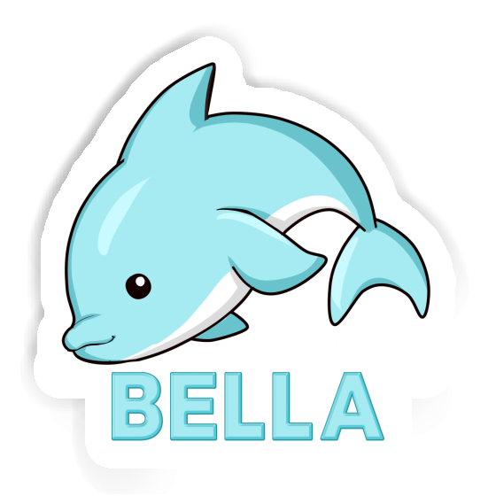 Dolphin Sticker Bella Notebook Image