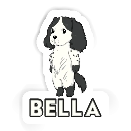 Sticker Cocker Spaniel Bella Gift package Image
