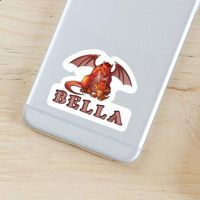 Drache Aufkleber Bella Notebook Image