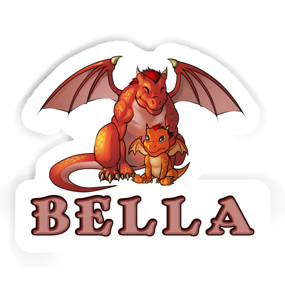 Drache Aufkleber Bella Laptop Image