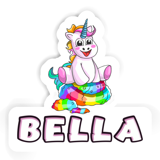 Bébé licorne Autocollant Bella Gift package Image