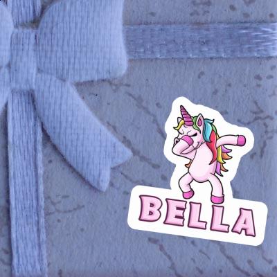 Bella Sticker Dabbing Unicorn Notebook Image