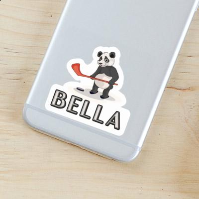 Sticker Eishockey-Panda Bella Notebook Image