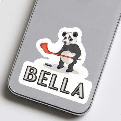 Ice Hockey Panda Sticker Bella Gift package Image