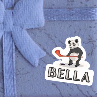 Ice Hockey Panda Sticker Bella Laptop Image