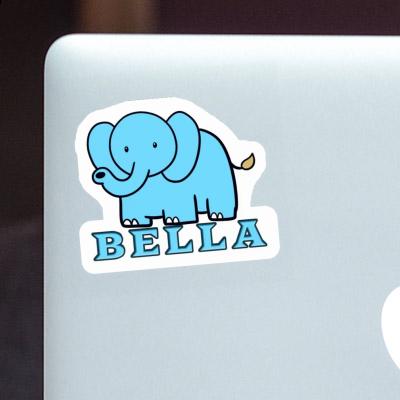 Autocollant Bella Éléphant Laptop Image