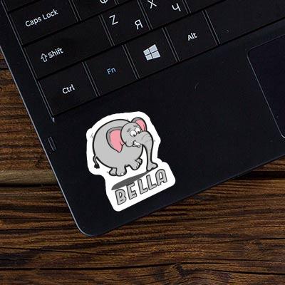 Jumping Elephant Sticker Bella Image