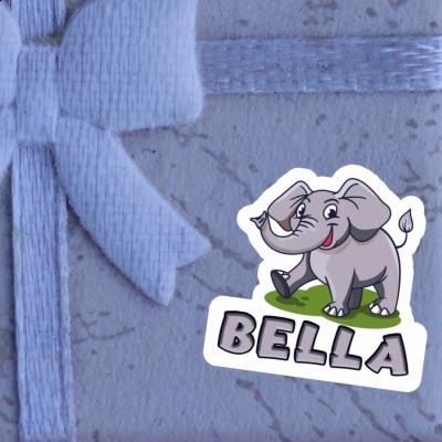 Elephant Sticker Bella Notebook Image