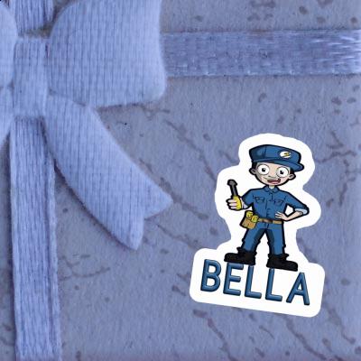 Electrician Sticker Bella Notebook Image