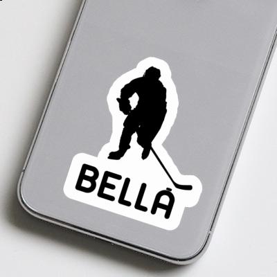 Hockey Player Sticker Bella Image