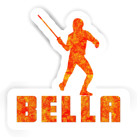 Bella Sticker Fechter Laptop Image