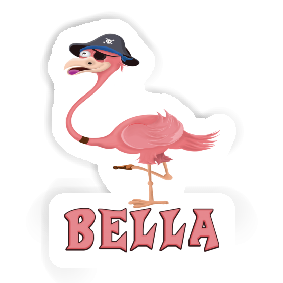 Sticker Flamingo Bella Laptop Image