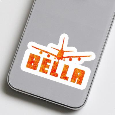 Sticker Bella Airplane Laptop Image