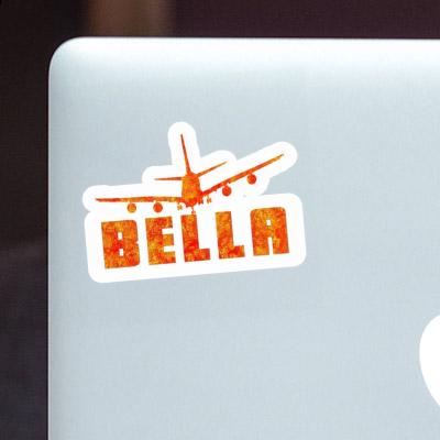 Sticker Bella Airplane Image