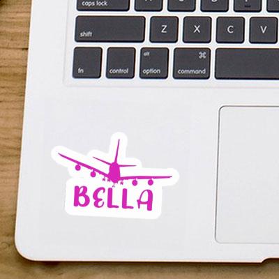 Sticker Airplane Bella Laptop Image