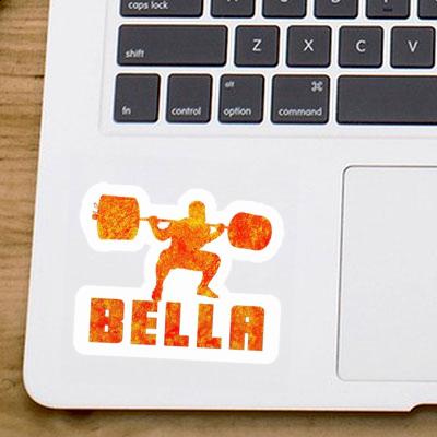 Sticker Weightlifter Bella Image