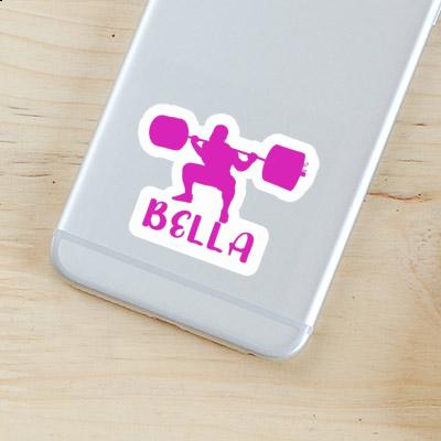 Sticker Weightlifter Bella Notebook Image