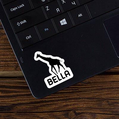 Bella Sticker Giraffe Laptop Image