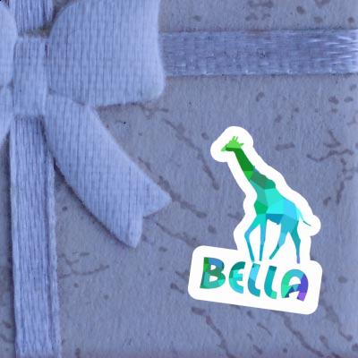 Bella Sticker Giraffe Laptop Image