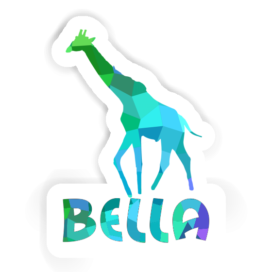 Sticker Bella Giraffe Laptop Image