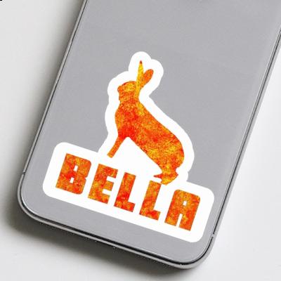 Bella Autocollant Lapin Laptop Image