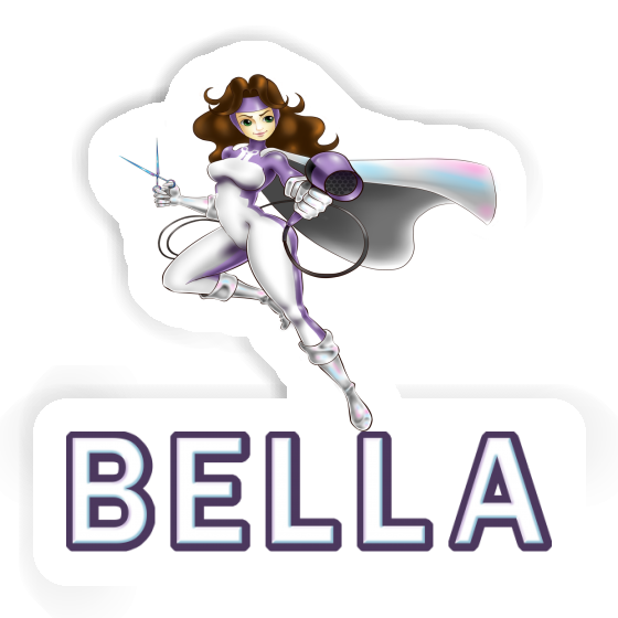 Sticker Bella Hairdresser Notebook Image