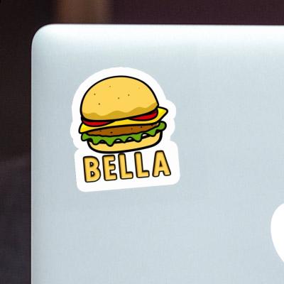 Sticker Bella Hamburger Laptop Image