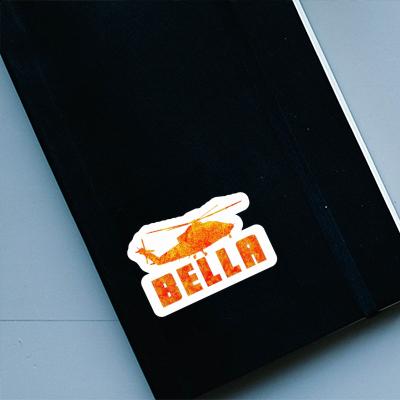 Sticker Bella Helicopter Laptop Image