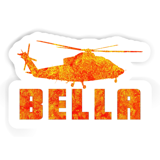 Sticker Bella Helicopter Image