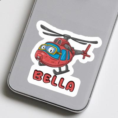 Bella Sticker Helicopter Laptop Image