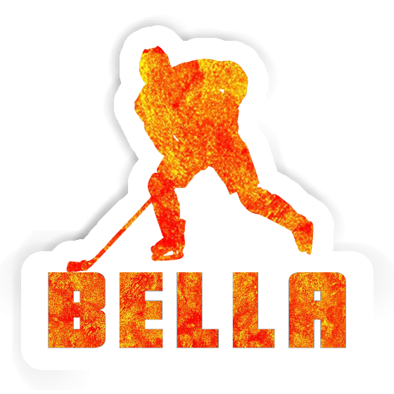 Eishockeyspieler Sticker Bella Notebook Image