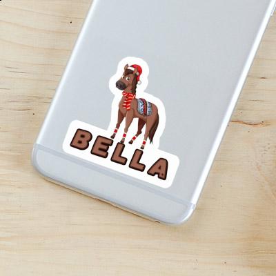 Sticker Bella Christmas Horse Laptop Image