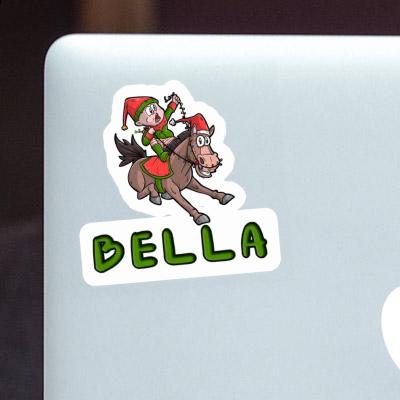 Cheval de Noël Autocollant Bella Laptop Image