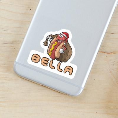 Autocollant Bella Hot-Dog Notebook Image