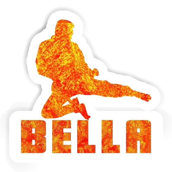 Sticker Karateka Bella Laptop Image