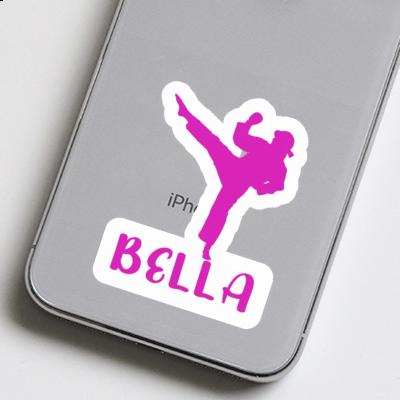 Karateka Sticker Bella Laptop Image