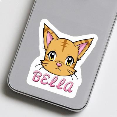 Bella Sticker Katzenkopf Laptop Image