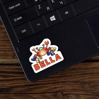 Sticker Krabbe Bella Laptop Image