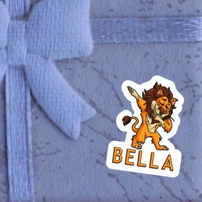 Dabbing Lion Sticker Bella Laptop Image