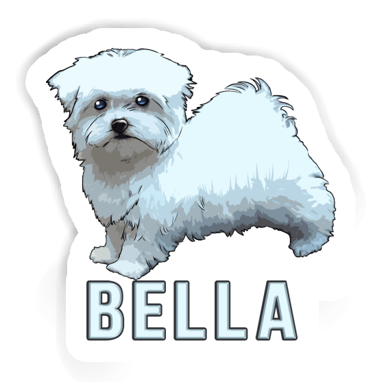 Bella Sticker Malteser Laptop Image