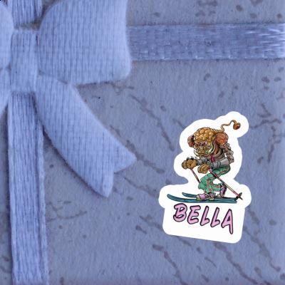 Bella Sticker Telemark Skier Image