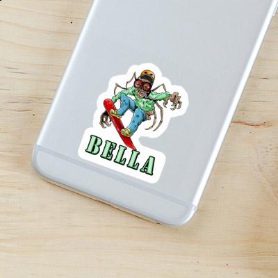 Sticker Bella Snowboarder Laptop Image