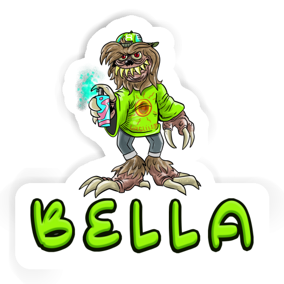 Monster Sticker Bella Laptop Image