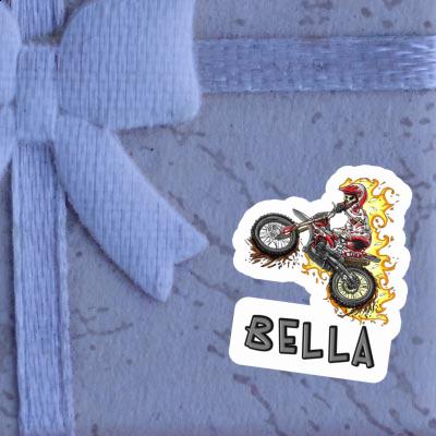 Sticker Bella Motocrosser Laptop Image