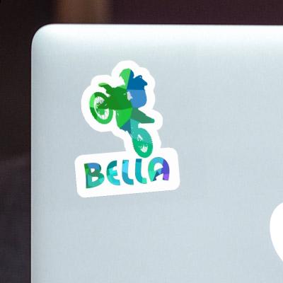 Sticker Bella Motocross Rider Notebook Image